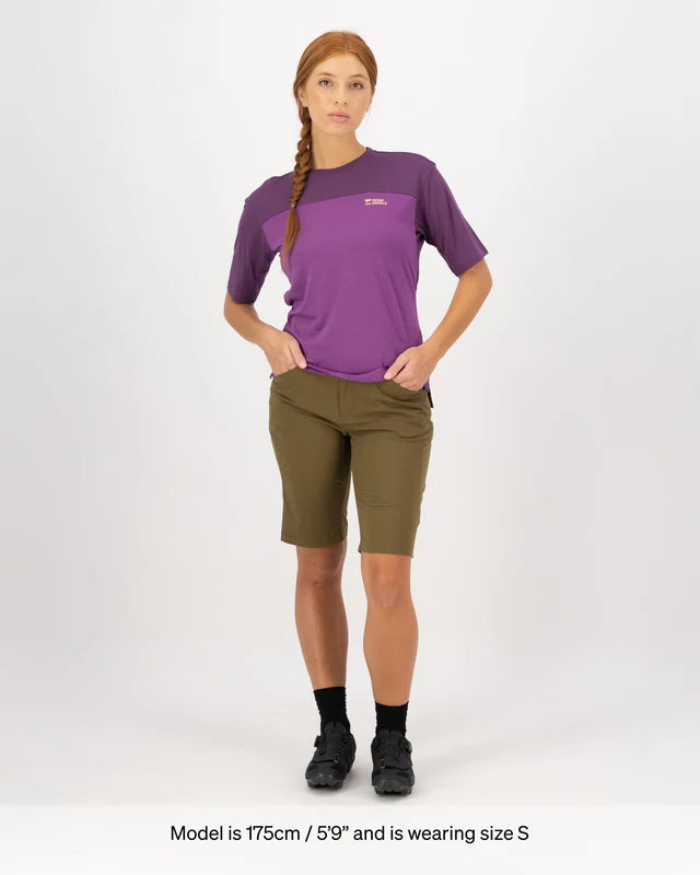 Mons Royale Diversion Merino Jersey Short Sleeve - Women's