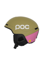 POC Obex Contour MIPS Ski Helmet - Olivine Green Matt/Thulite Pink Matt