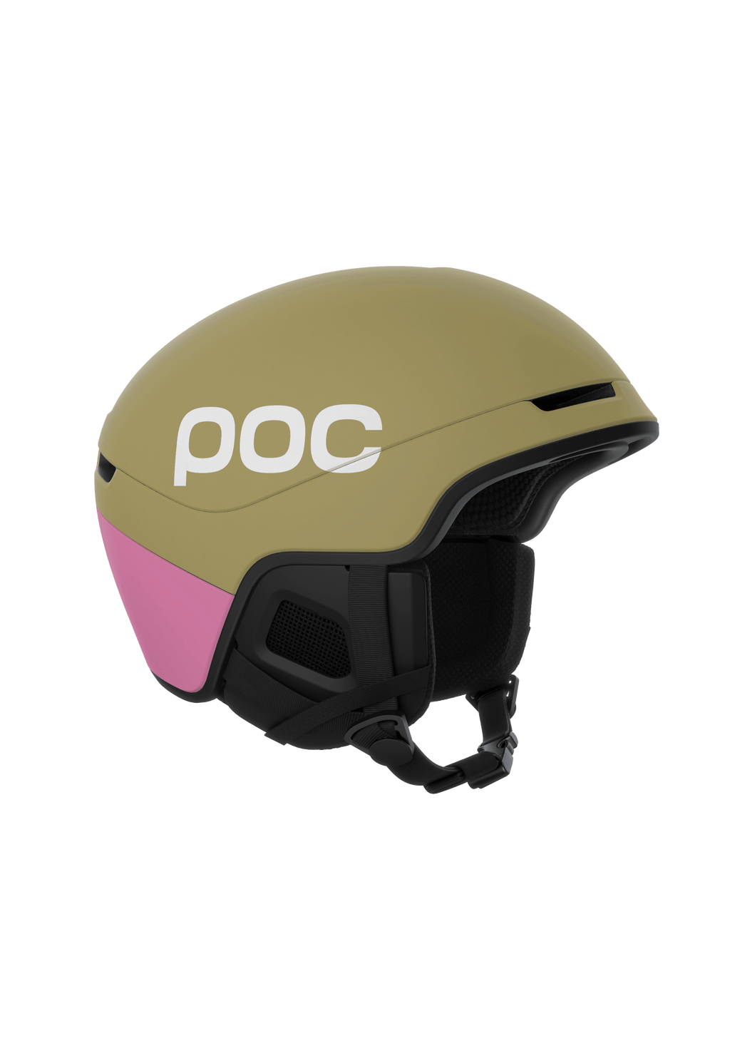 POC Obex Contour MIPS Ski Helmet - Olivine Green Matt/Thulite Pink Matt
