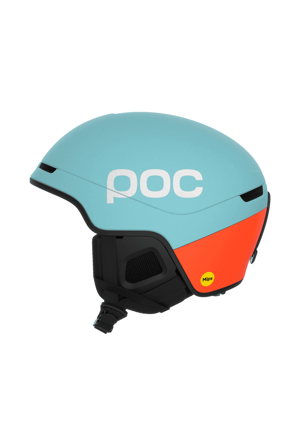 POC Obex Contour MIPS Ski Helmet - Indicolite Blue Matt/Carnelian Orange Matt