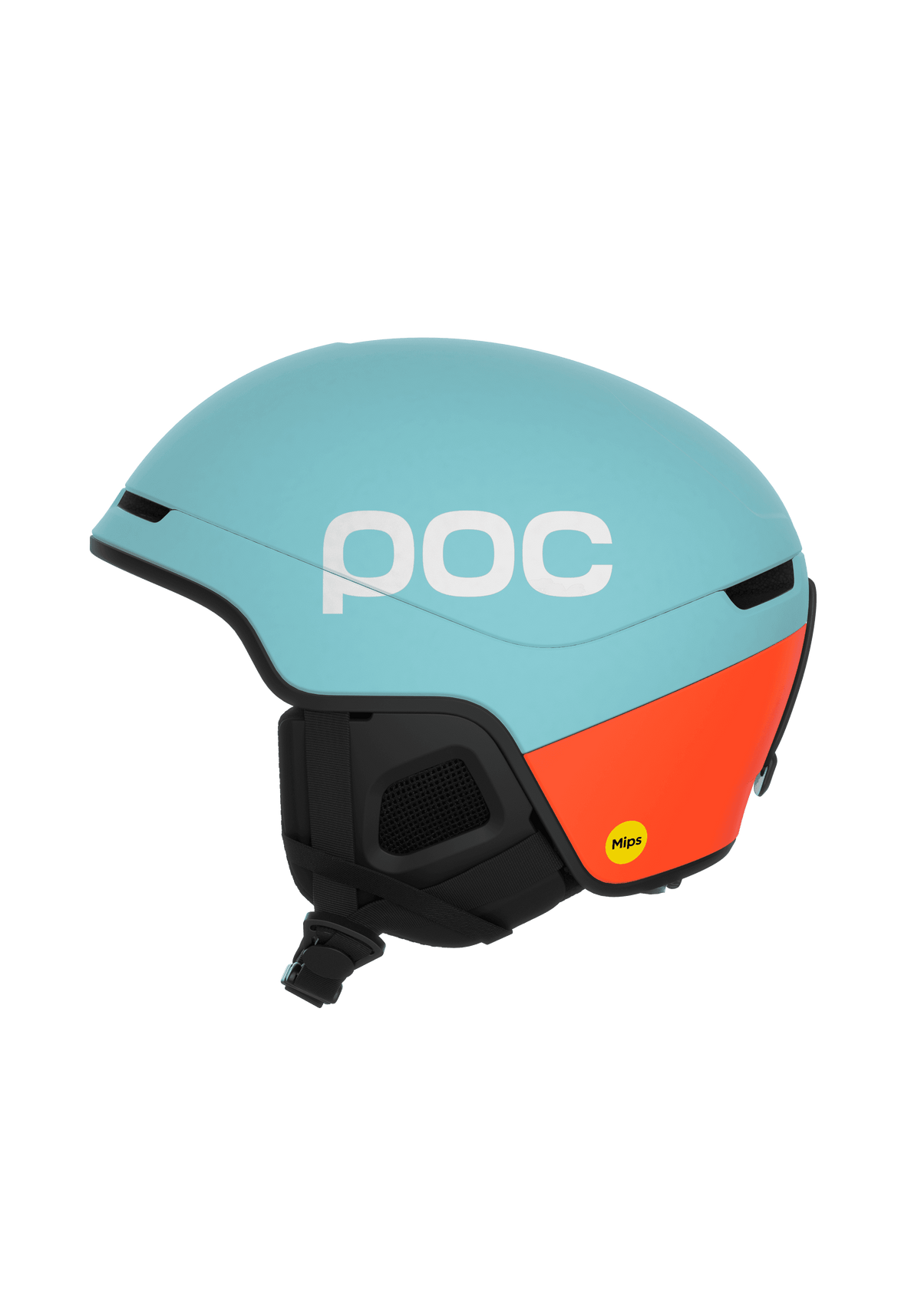 POC Obex Contour MIPS Ski Helmet - Indicolite Blue Matt/Carnelian Orange Matt