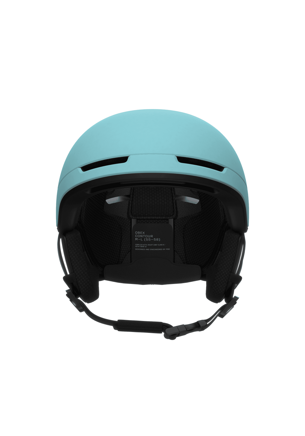 POC Obex Contour MIPS Ski Helmet - Indicolite Blue Matt/Carnelian Orange Matt