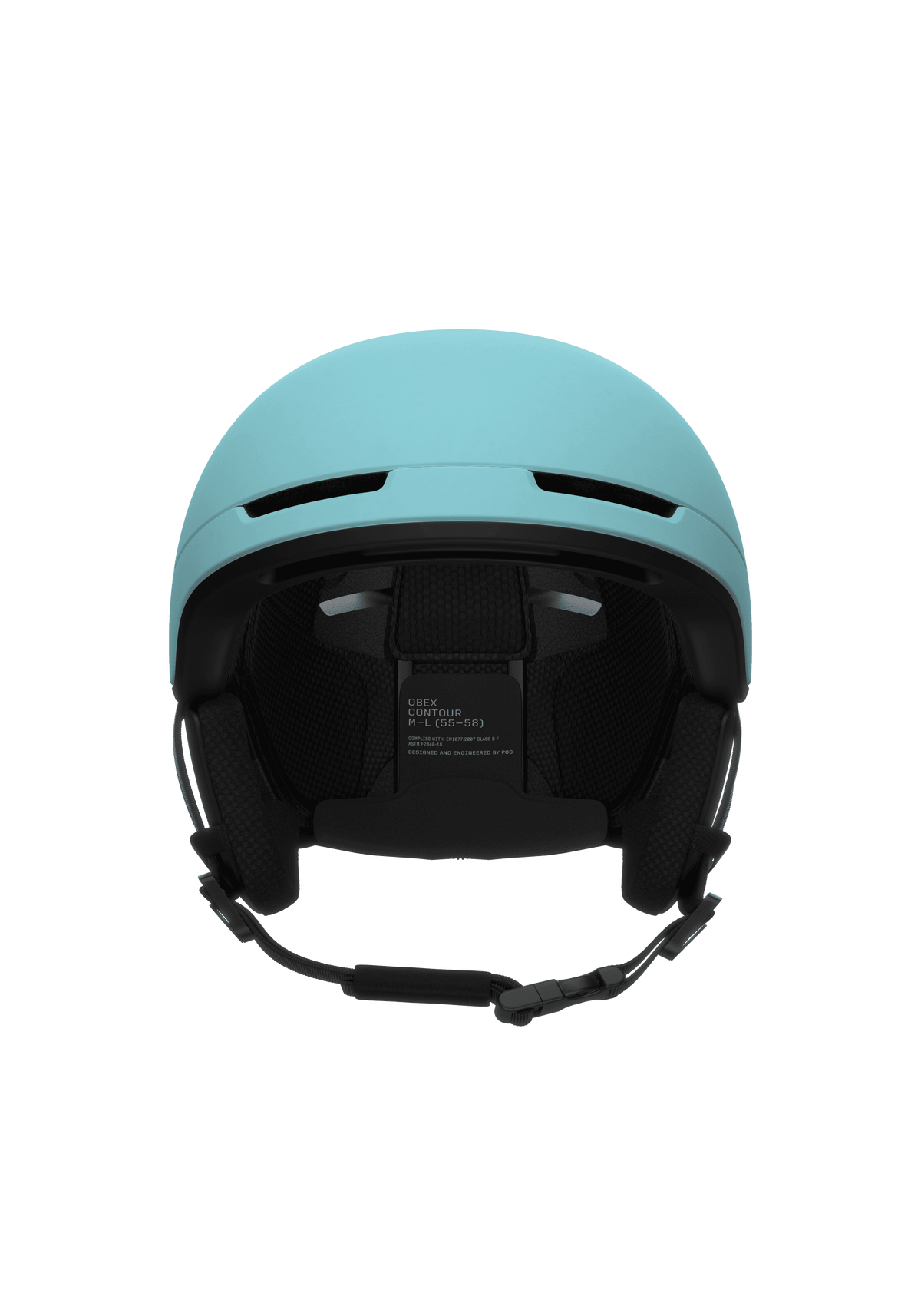 POC Obex Contour MIPS Ski Helmet - Indicolite Blue Matt/Carnelian Orange Matt