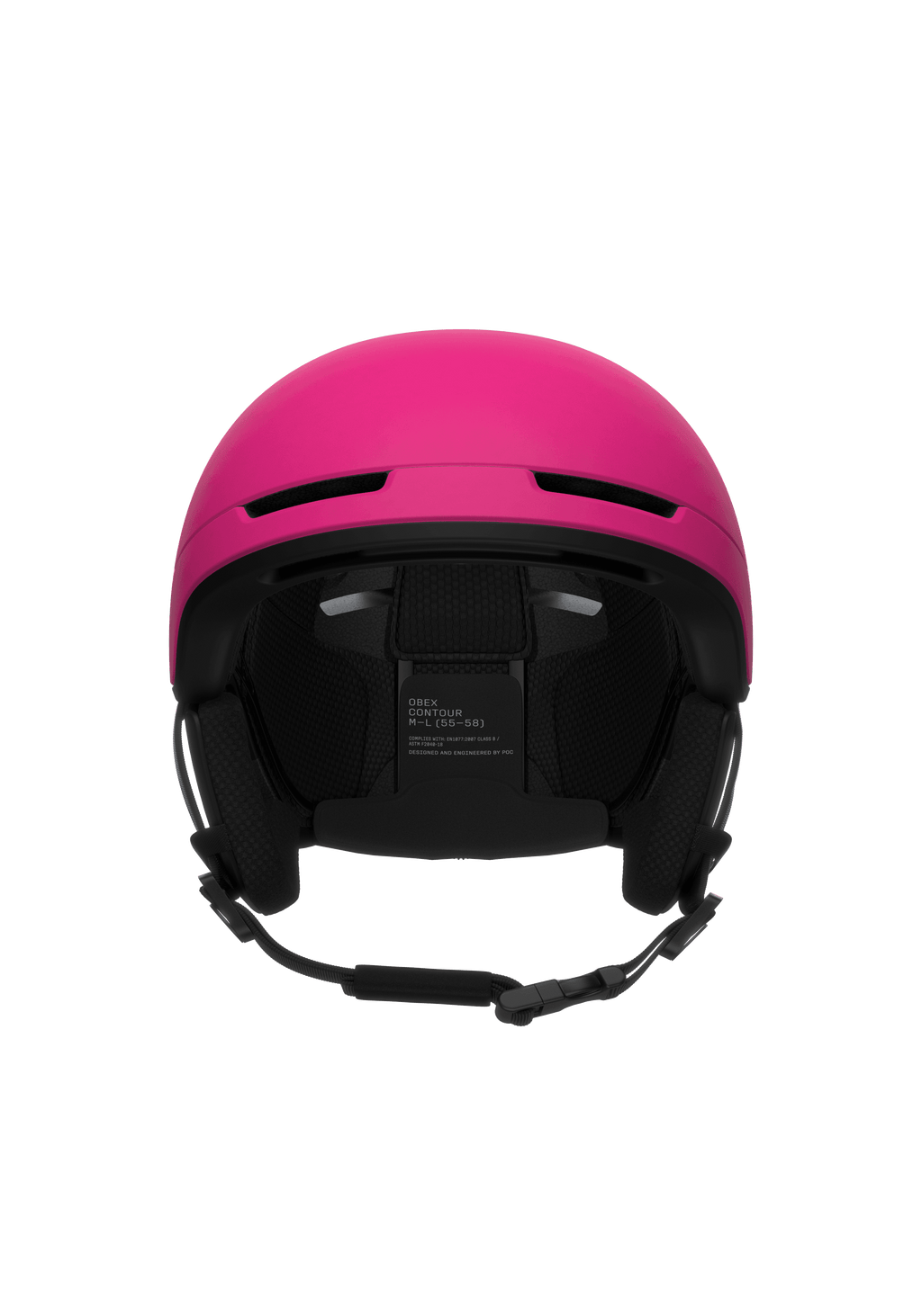 POC Obex Contour MIPS Ski Helmet - Rhos Red Matt/Citrine Yellow Matt