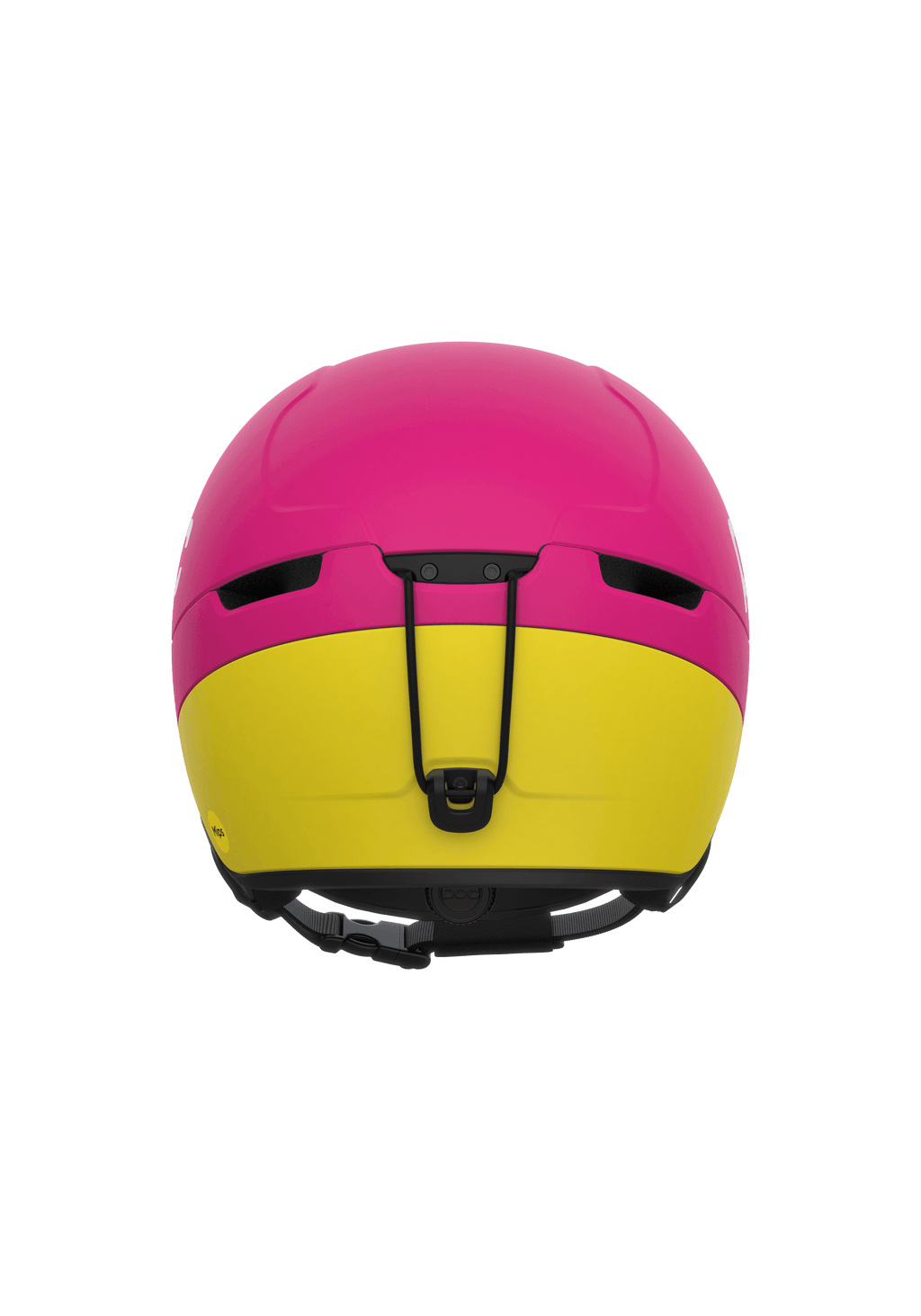 POC Obex Contour MIPS Ski Helmet - Rhos Red Matt/Citrine Yellow Matt