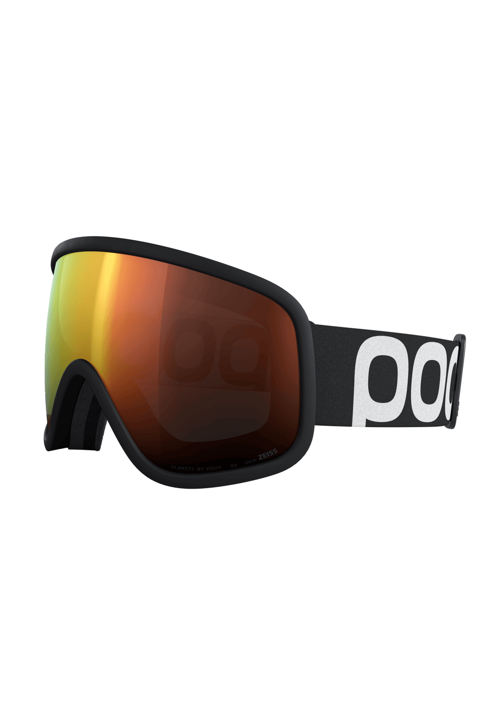 POC Tarsal WF Ski Goggles - Uranium Black/Partly Sunny Orange