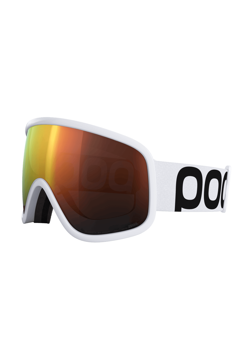 POC Tarsal WF Ski Goggles - Hydrogen White/Partly Sunny Orange