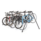 Feedback Sports A-Frame Parking Stand loaded with bikes