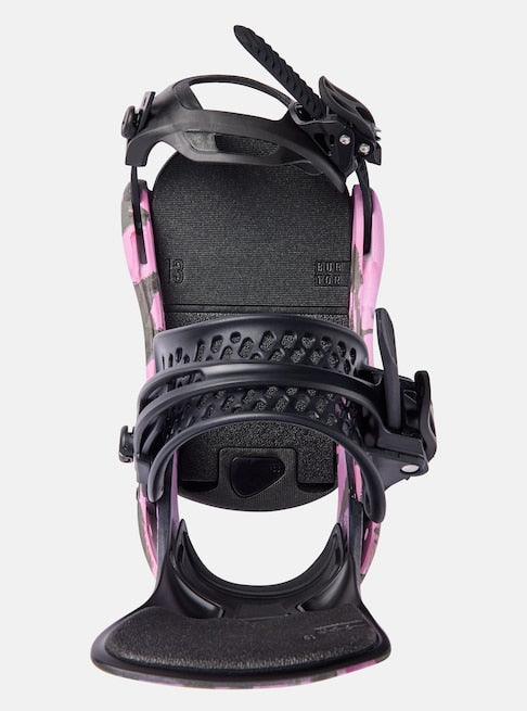 burton lexa women's snowboard bindings Burton Women's Lexa X Re:Flex Snowboard Bindings, Gray / Pink, M
