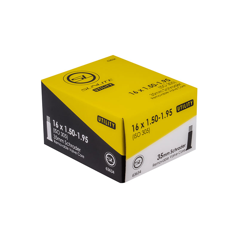 Sunlite Utili-T Standard Schrader Valve Tube 16x1.50-1.95