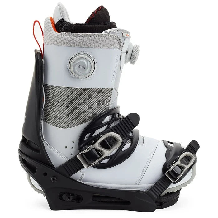 Burton Men's Cartel X Re:Flex Snowboard Bindings, Black / Red, L