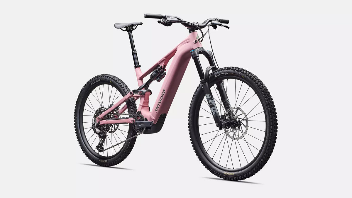 Specialized Turbo Levo 4 Comp Alloy, Satin Dusky Pink, front three-quarter