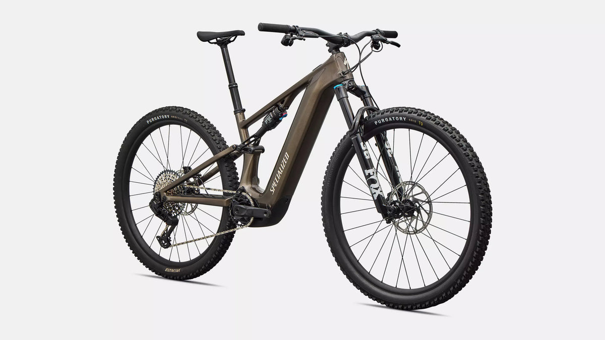 Specialized Turbo Levo R Comp, Gloss Gunmetal, front three-quarter