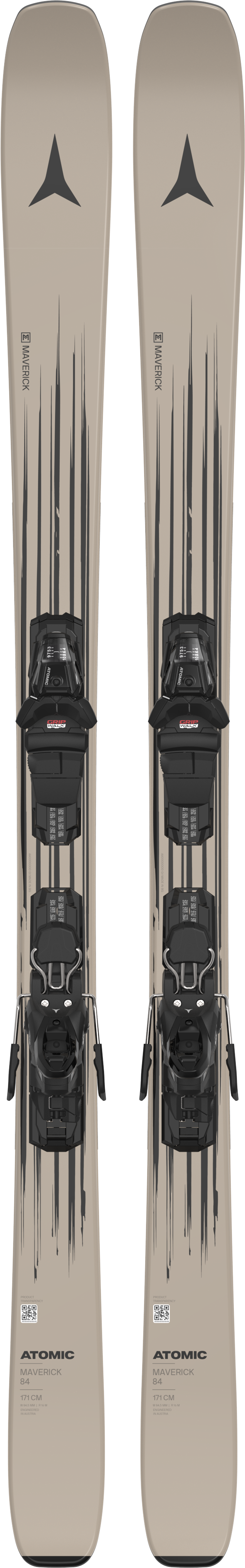 Atomic Maverick All Mountain Ski + M 10 GripWalk Black Binding