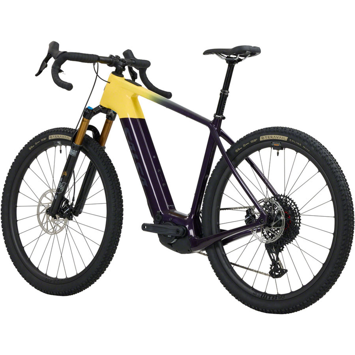 Salsa Tributary C Force XO AXS Transmission SUS Electric Gravel Bike - Amethyst/Yellow