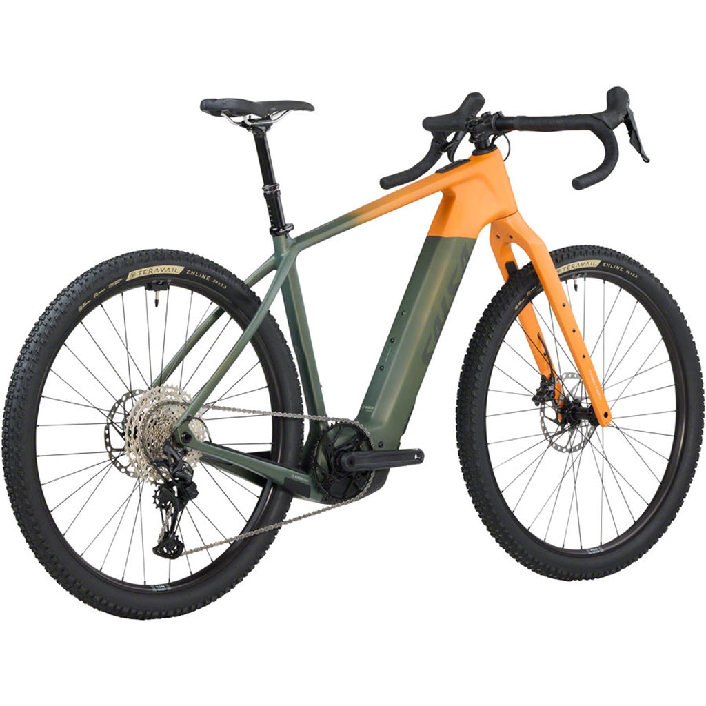 Salsa Tributary C GRX 820 Electric Gravel Bike - Dark Pine/Terra Orange