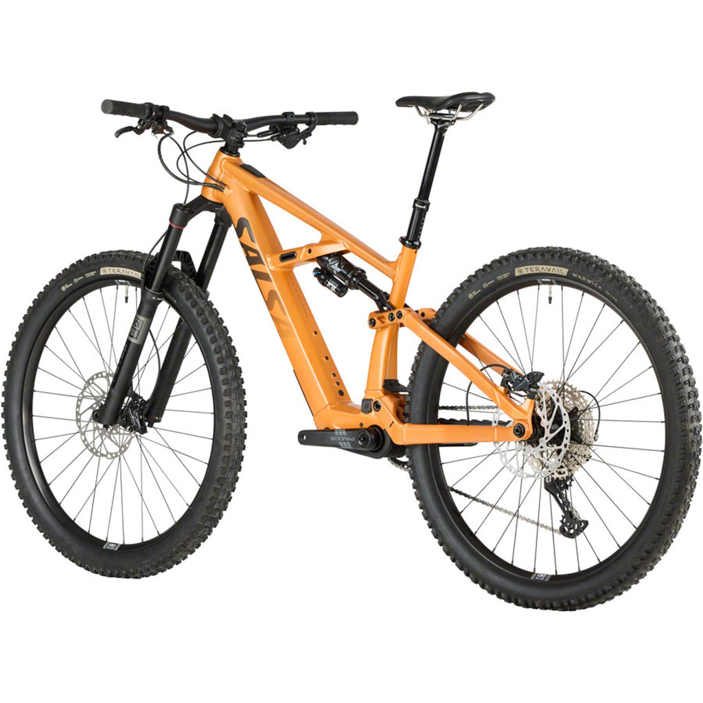 Salsa Moraine Deore 12 Full Suspension Electric Mountain Bike - Terracotta Orange