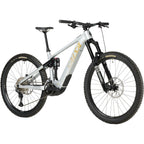 Salsa Notch Deore 12 Full Suspension Electric Mountain Bike - Silver