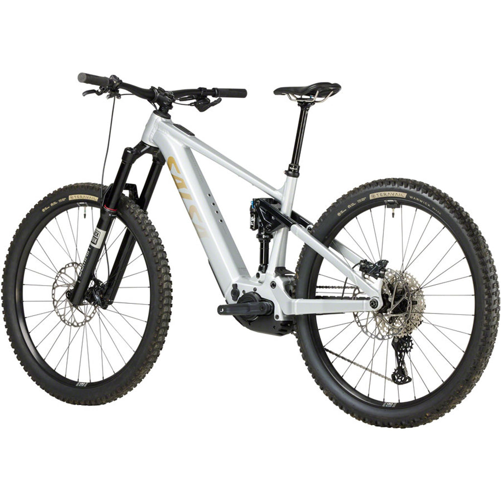 Salsa Notch Deore 12 Full Suspension Electric Mountain Bike - Silver