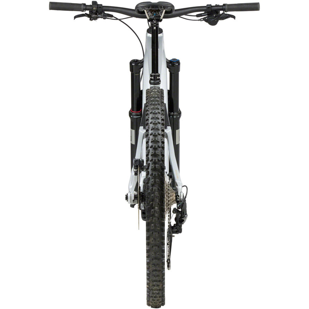 Salsa Notch Deore 12 Full Suspension Electric Mountain Bike - Silver
