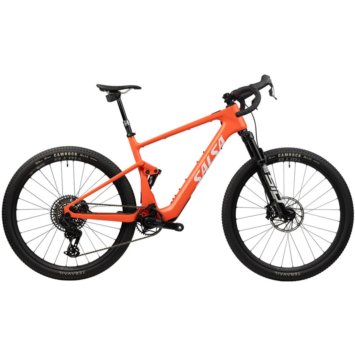 Salsa Wanderosa C Force XO AXS Transmission Electric Gravel Bike - Coral