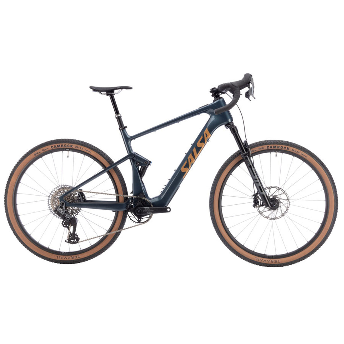 Salsa Wanderosa C Rival GX AXS Transmission Electric Gravel Bike - Charcoal