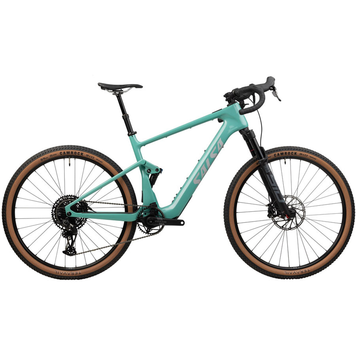 Salsa Wanderosa C Apex Eagle Electric Gravel Bike - Sea Green