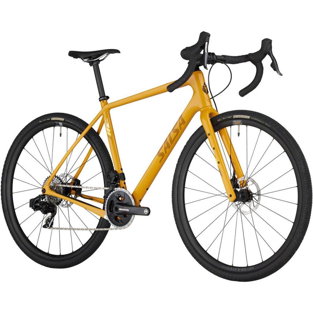 Salsa Warbird C Force AXS Wide Gravel Bike - Mustard