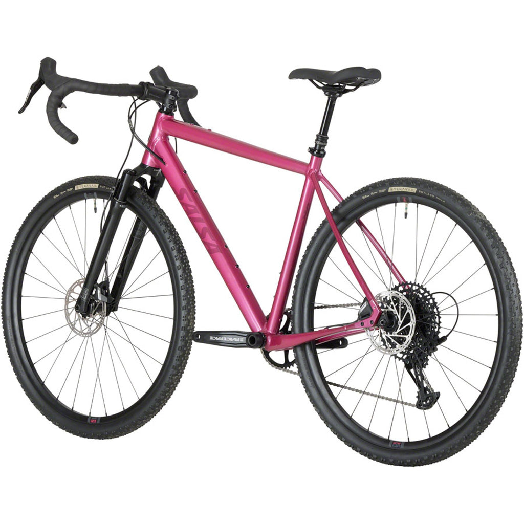 Salsa Stormchaser Apex Eagle Front Suspension Gravel Bike - Berry