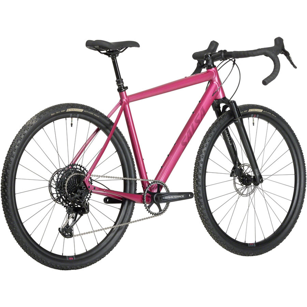Salsa Stormchaser Apex Eagle Front Suspension Gravel Bike - Berry