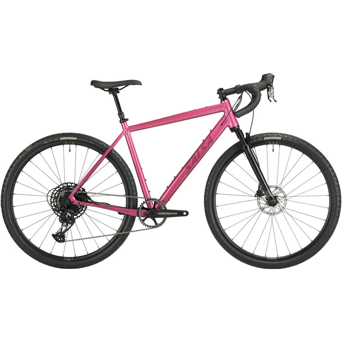 Salsa Stormchaser Apex Eagle Front Suspension Gravel Bike - Berry