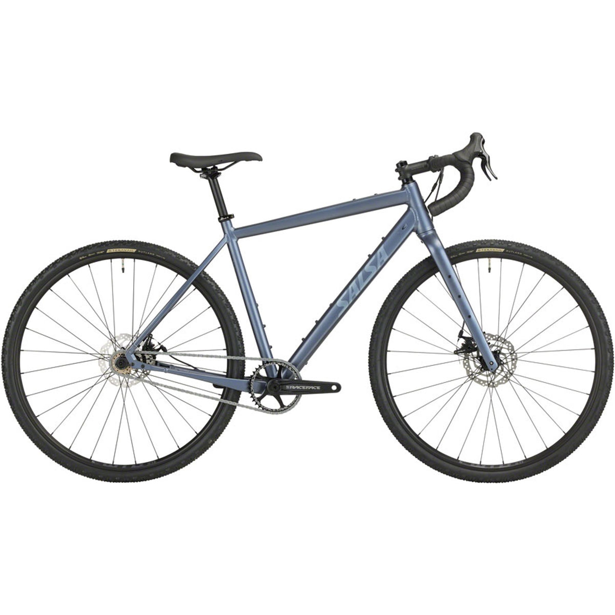 Salsa Stormchaser Single Speed Gravel Bike - Charcoal Blue