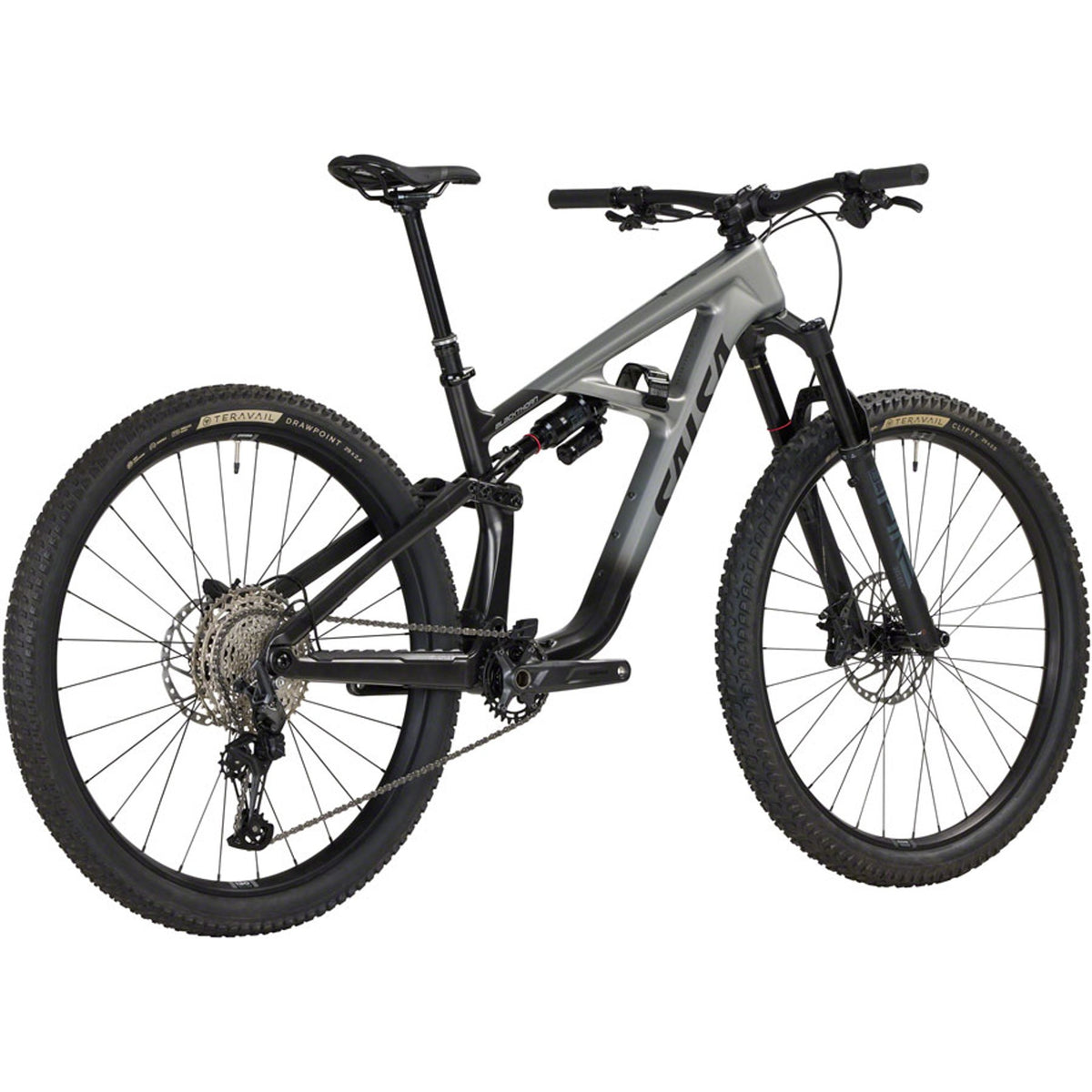 Salsa Blackthorn 125 C Deore 12 Full Suspension Mountain Bike - Coffee Black/Smoke