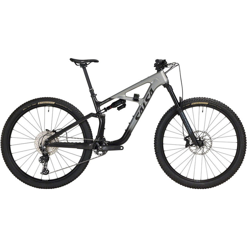 Salsa Blackthorn 125 C Deore 12 Full Suspension Mountain Bike - Coffee Black/Smoke
