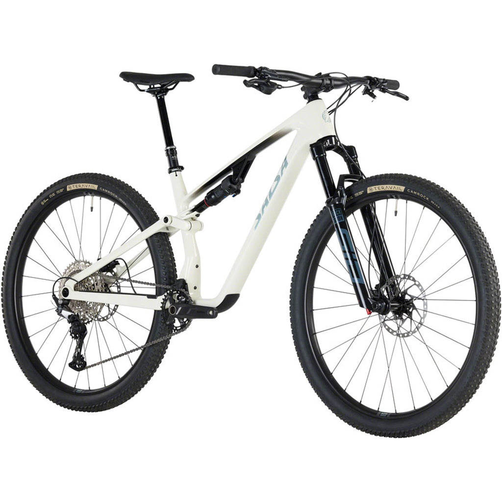 Salsa Spearfish C Deore 12 Full Suspension Mountain Bike - Bone White