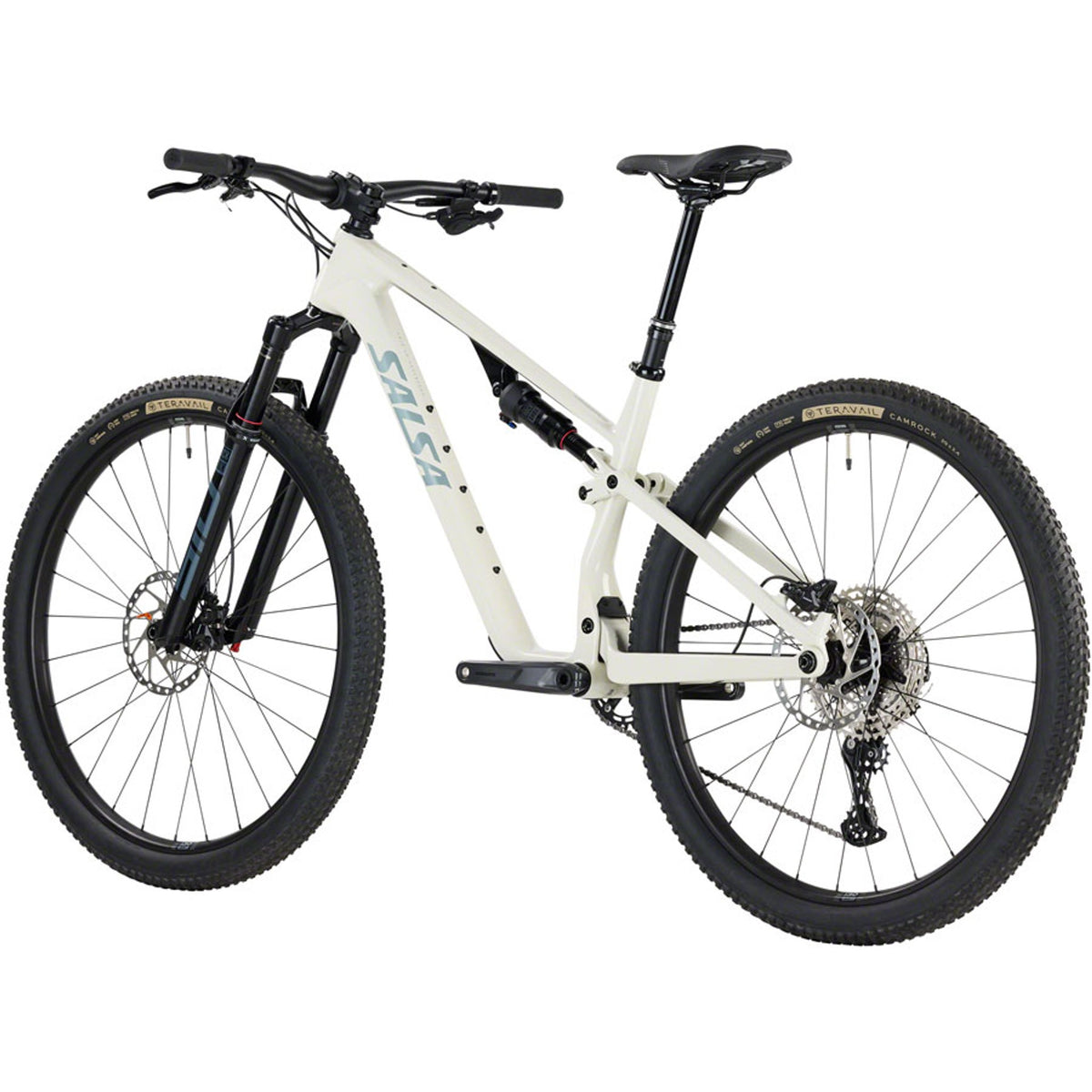 Salsa Spearfish C Deore 12 Full Suspension Mountain Bike - Bone White