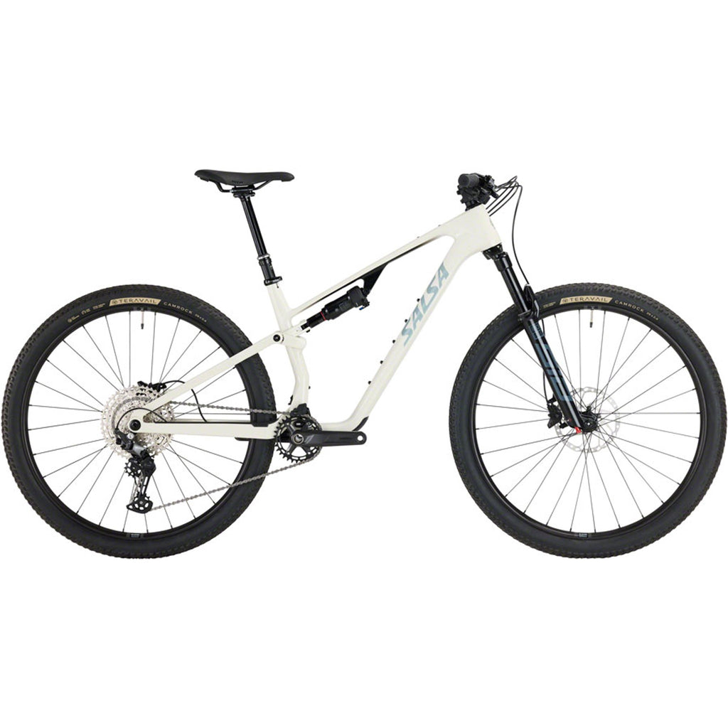 Salsa Spearfish C Deore 12 Full Suspension Mountain Bike - Bone White