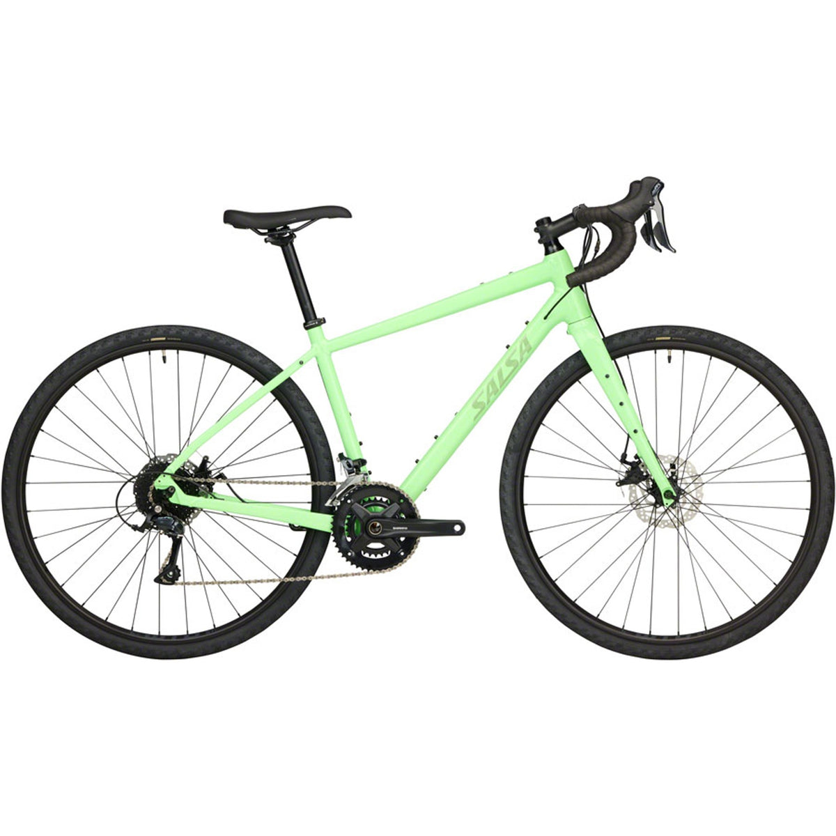 Salsa Journeyer Sora 2x9 700c Gravel Bike - Citrus Green