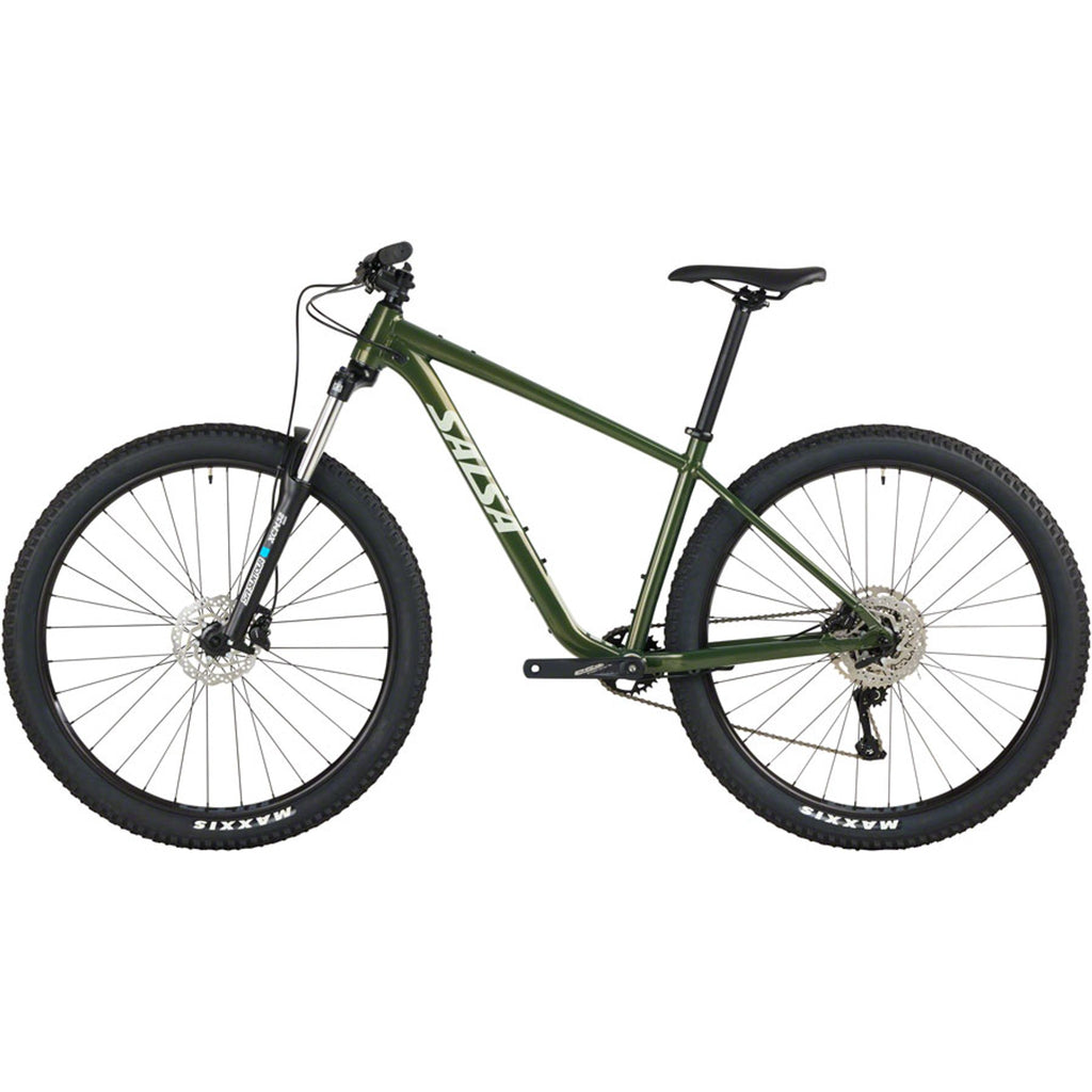 Salsa Rangefinder Deore 10 29 Hardtail Mountain Bike - Dark Moss