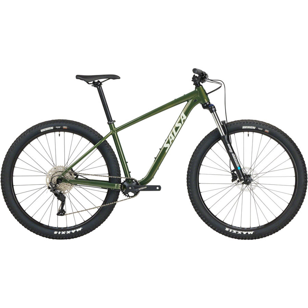 Salsa Rangefinder Deore 10 29 Hardtail Mountain Bike - Dark Moss