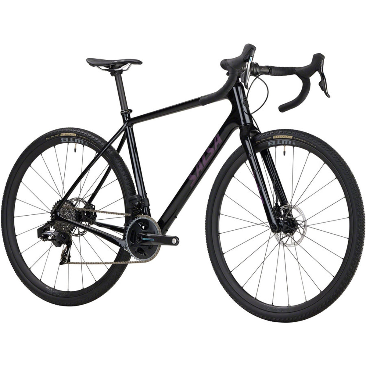 Salsa Warbird C Force AXS Wide Gravel Bike - Gloss Black