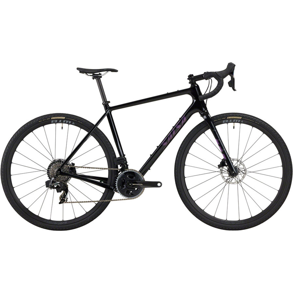 Salsa Warbird C Force AXS Wide Gravel Bike - Gloss Black