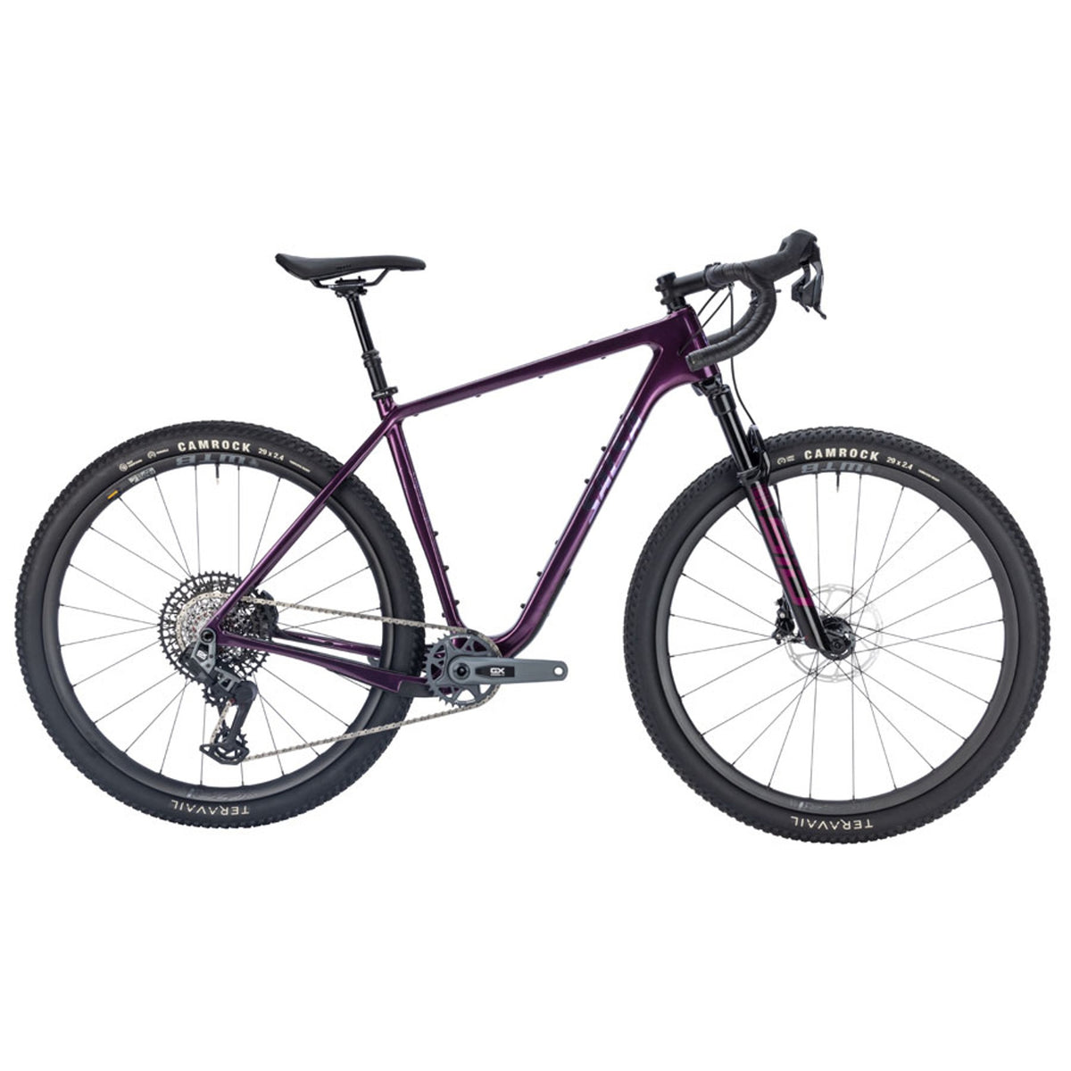 Salsa Cutthroat C Rival GX AXS Transmission SUS Gravel Bike - Deep Orchid