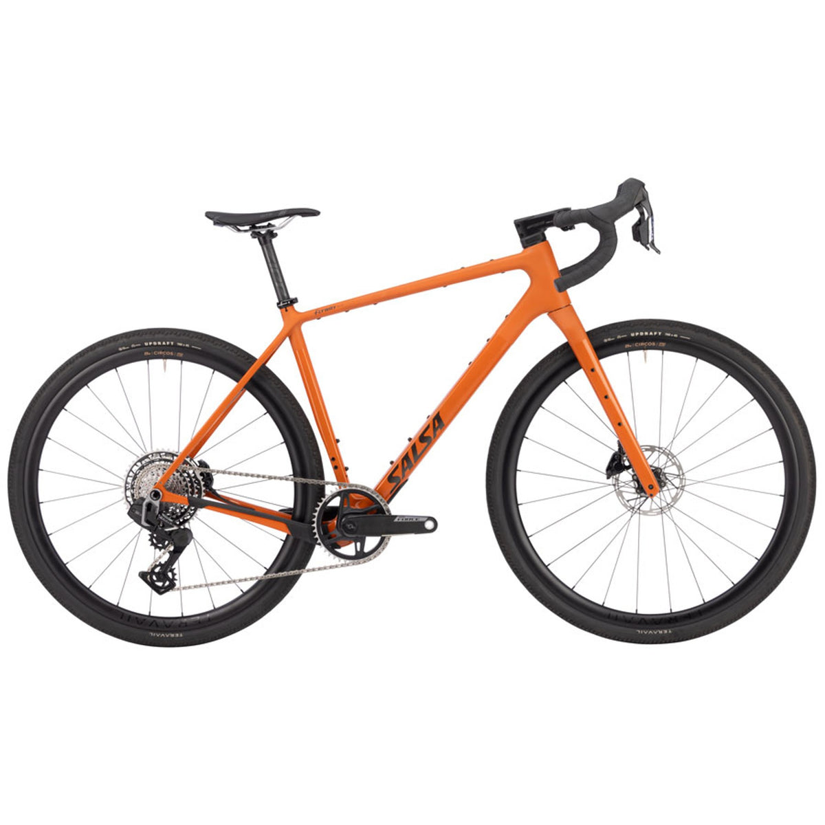 Salsa Flyway C DLX Force XPLR AXS 13 Gravel Bike - Amber