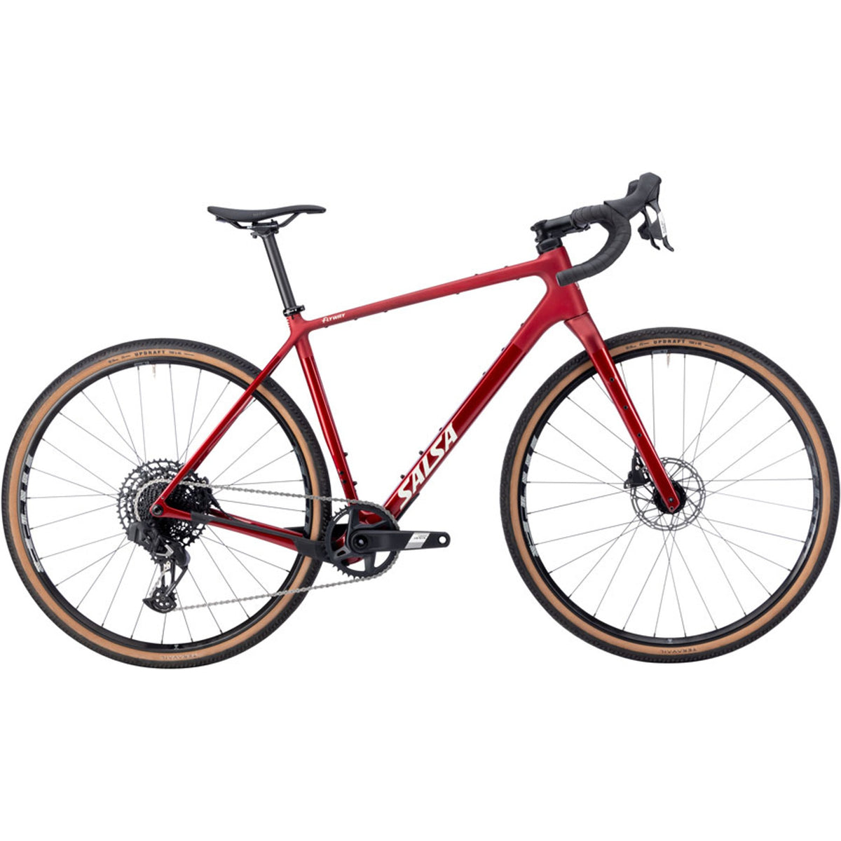 Salsa Flyway C Apex Eagle AXS 12 Gravel Bike - Canyon Red
