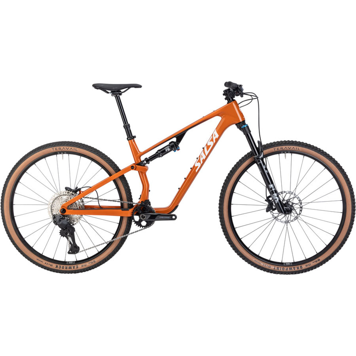 Salsa Spearfish C Deore Di2 Full Suspension Mountain Bike - Amber