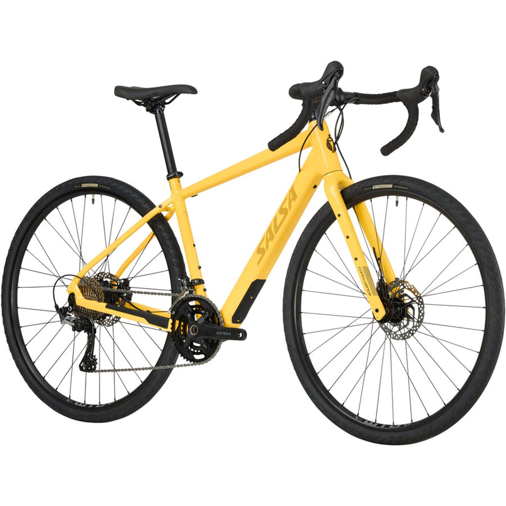 Salsa Confluence GRX 600 Drop Bar Electric Gravel Bike - Yellow