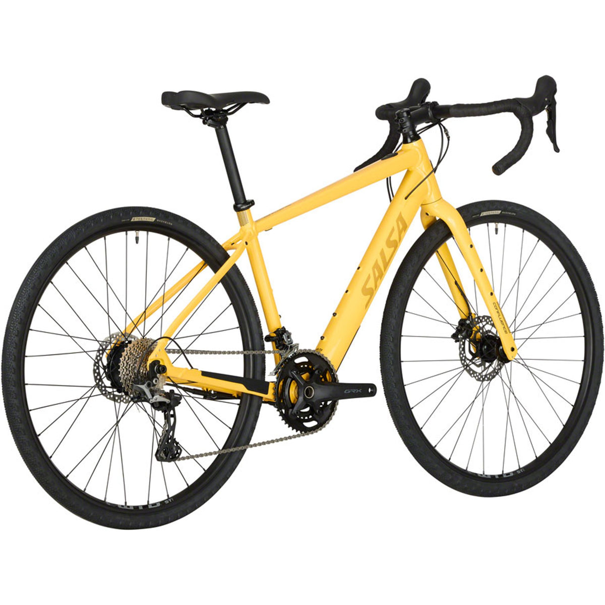 Salsa Confluence GRX 600 Drop Bar Electric Gravel Bike - Yellow