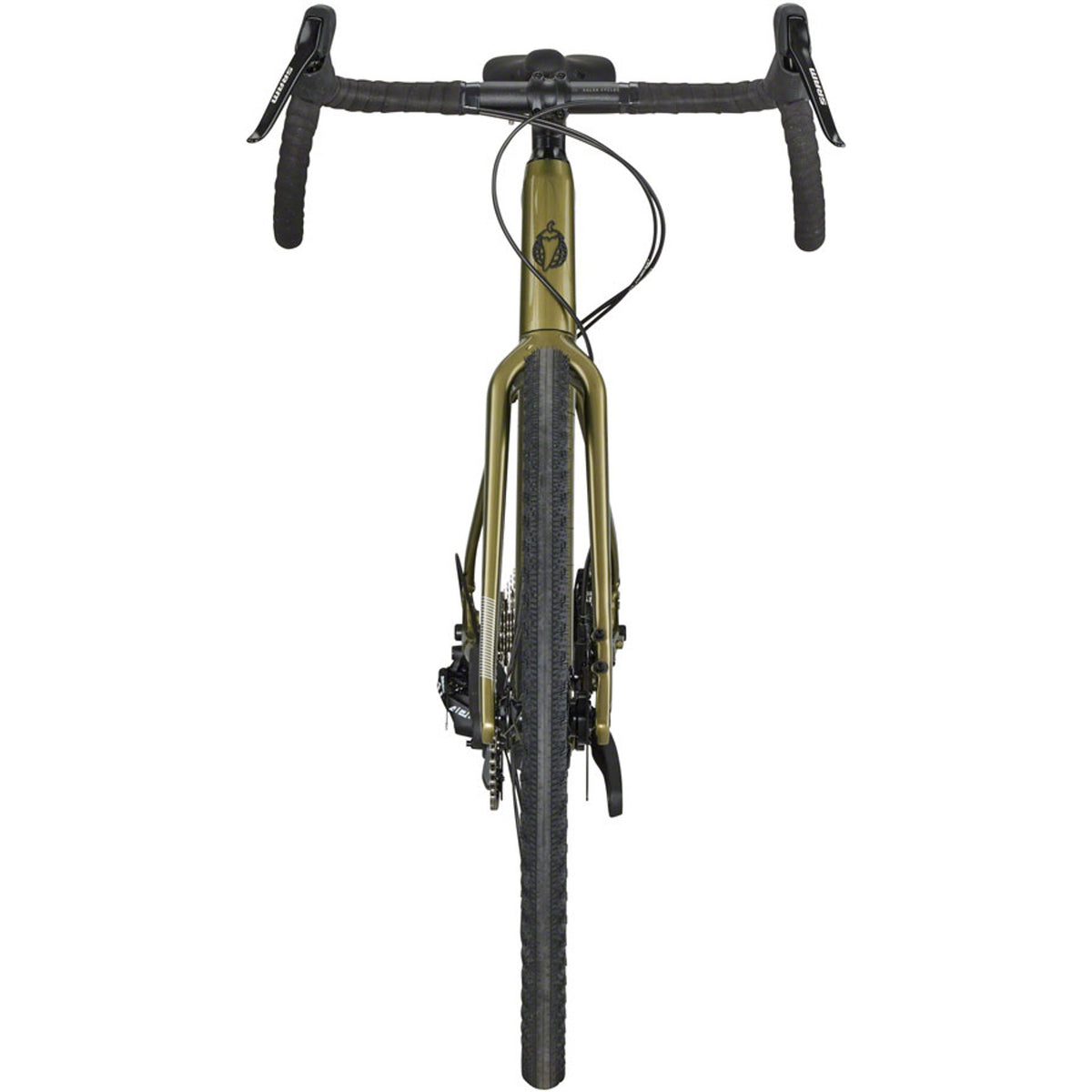 Salsa Confluence Apex 1 Drop Bar Electric Gravel Bike - Avocado Green