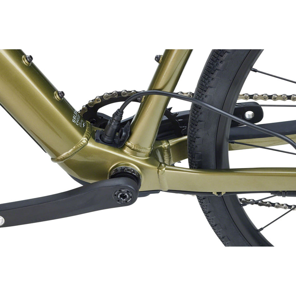 Salsa Confluence Apex 1 Drop Bar Electric Gravel Bike - Avocado Green